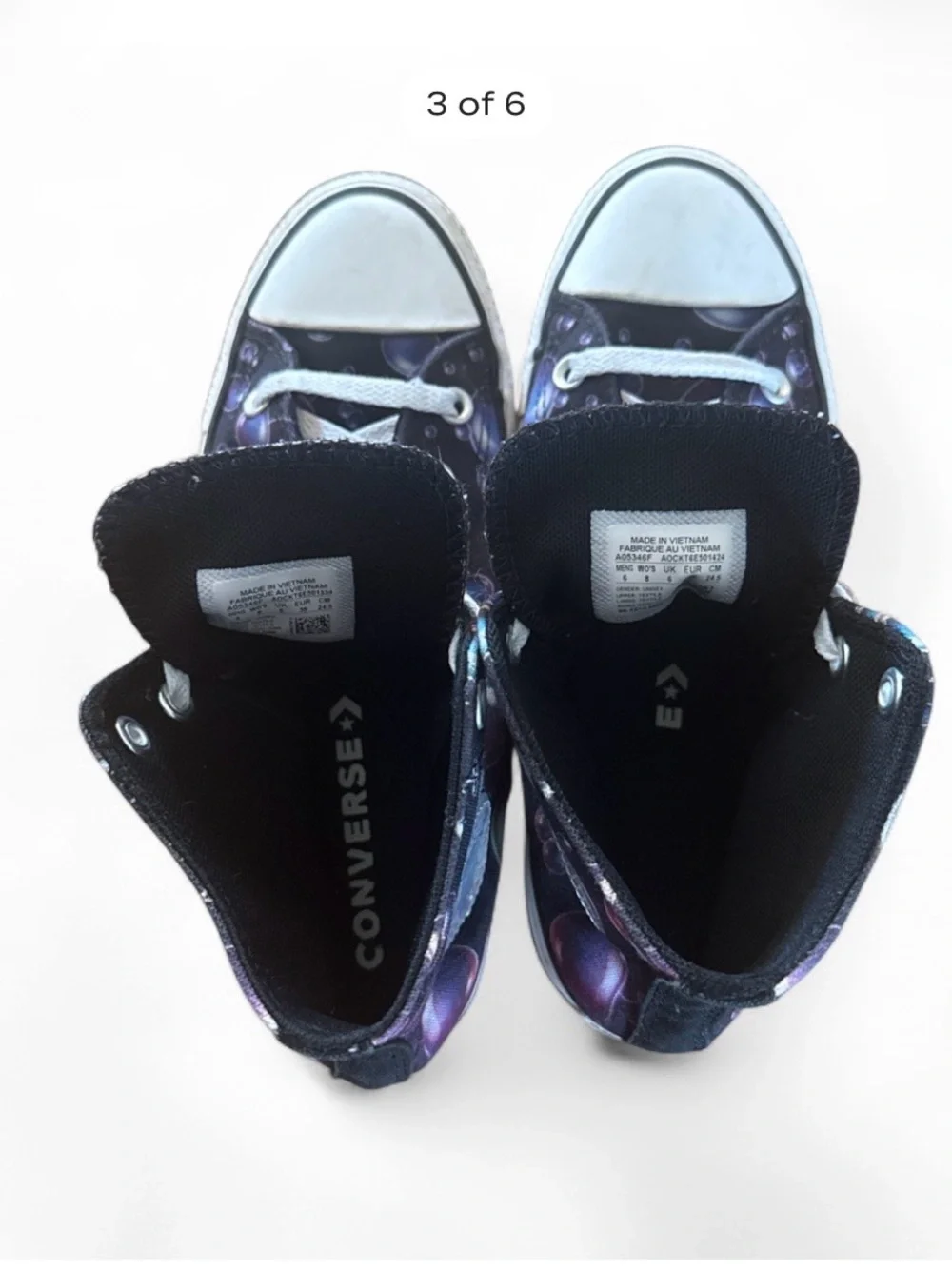 Women’s Converse Chuck Taylor’s Galaxy print